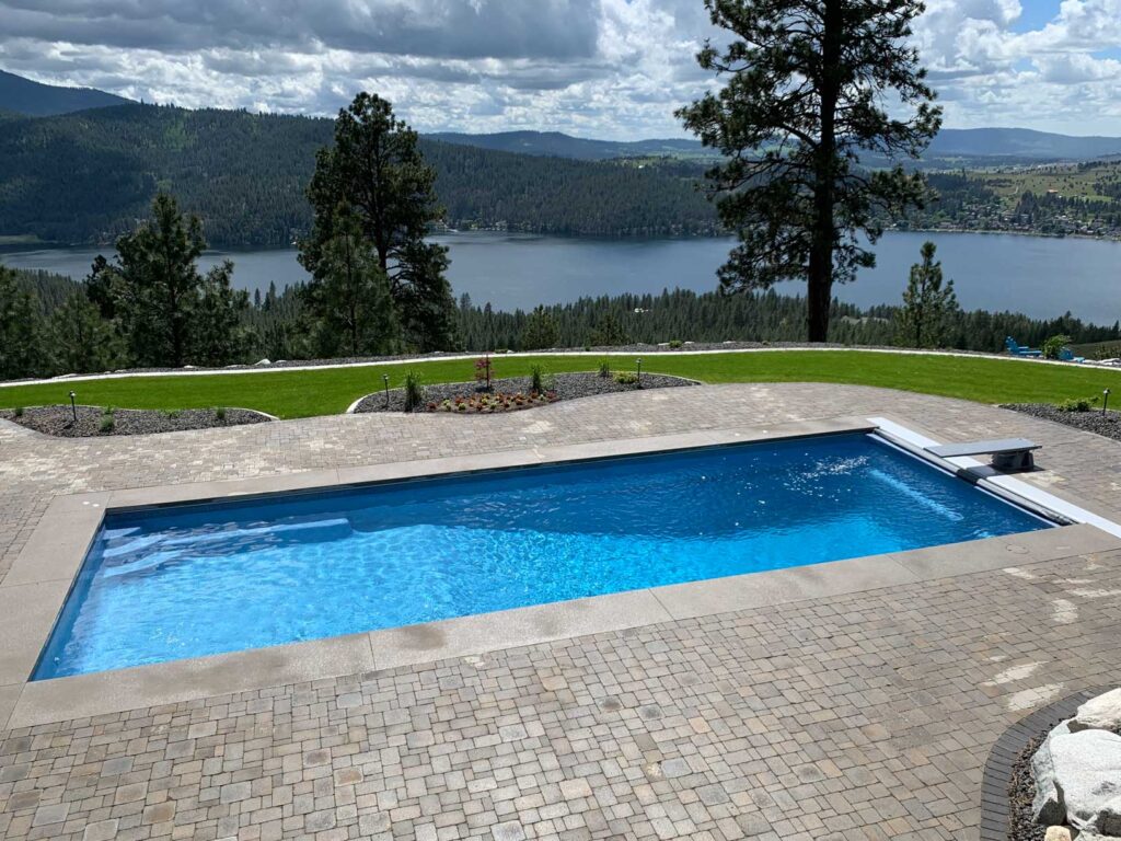 Fiberglass pool services and backyard design in Spokane and North Idaho