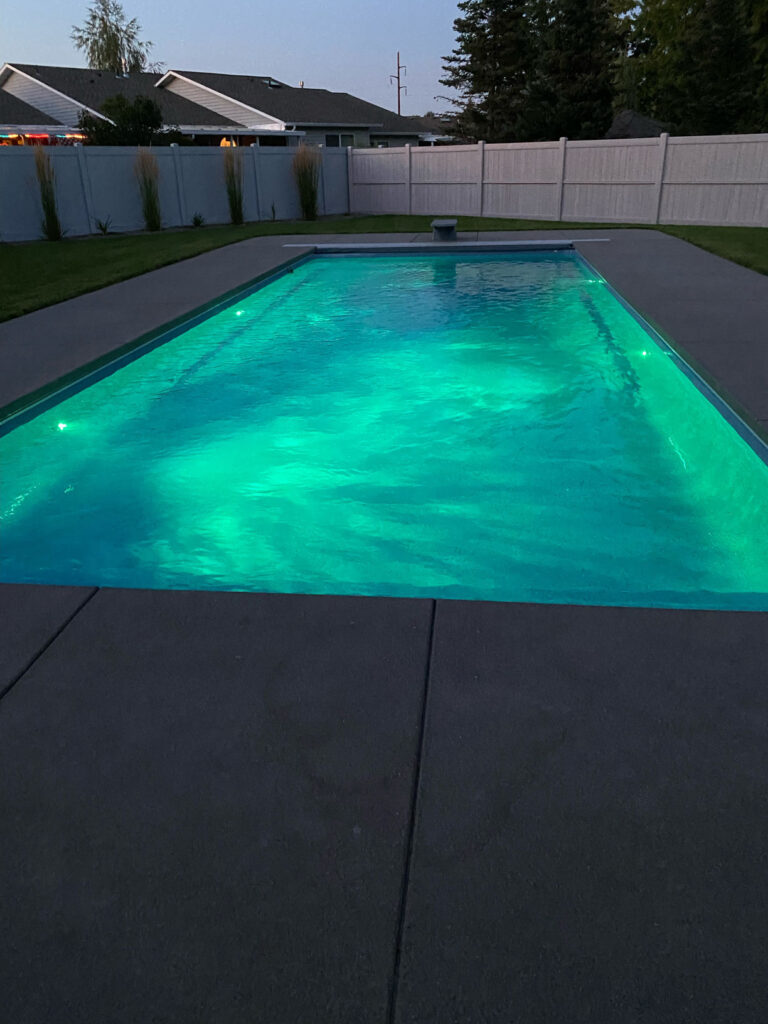 Fiberglass pools for Deer Park Washington backyard